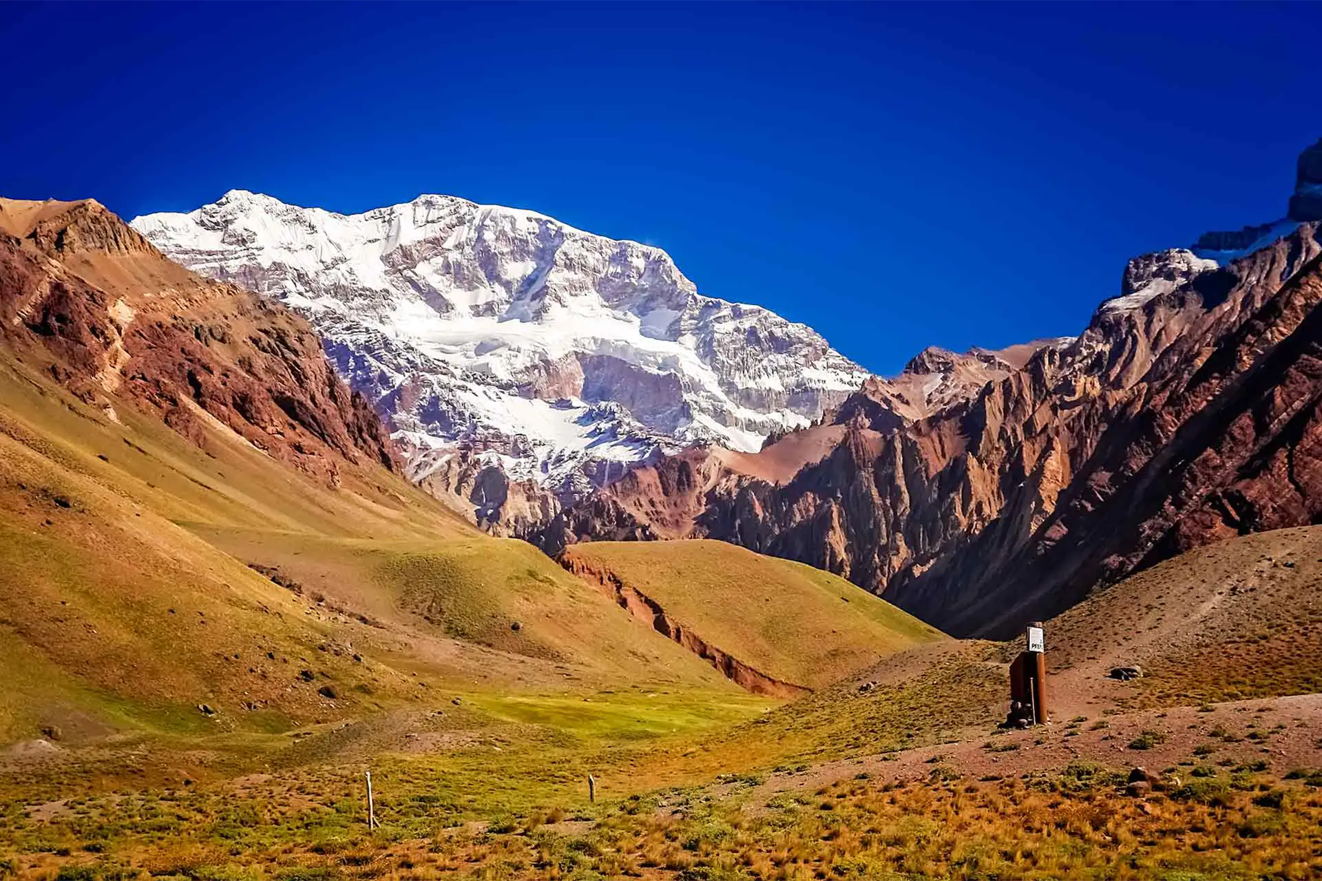 Aconcagua summer view